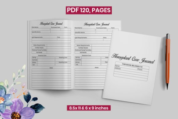 Houseplant Journal and Care Logbook KDP: The Essential Toolkit for Plant Parents
