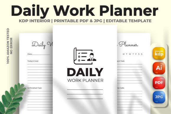 How a Daily Work Planner KDP Interior Can Transform Your Productivity Publishing