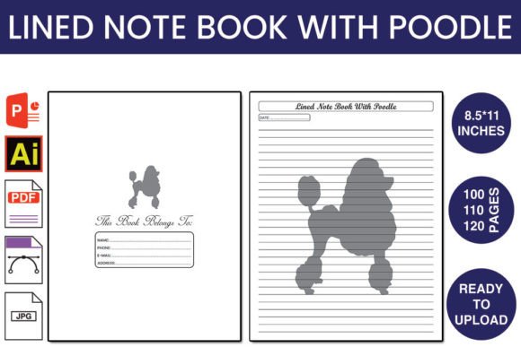 Unleash Creativity: The Practical Power of the Lined Notebook with Poodle KDP Interior
