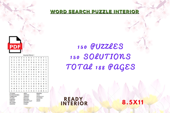 Word Search 45 Puzzles with Solution: A Complete Puzzle Book for Creators and Hobbyists